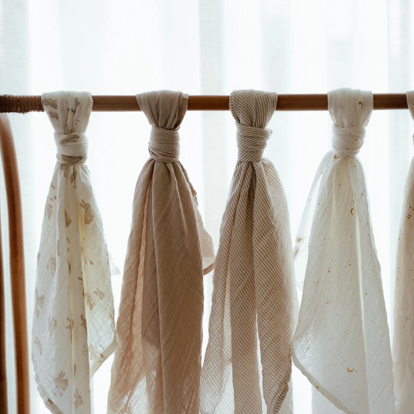 LITTLE DUTCH. Πανάκι αγκαλιάς - ύπνου από μουσελίνα Little Goose 120x120