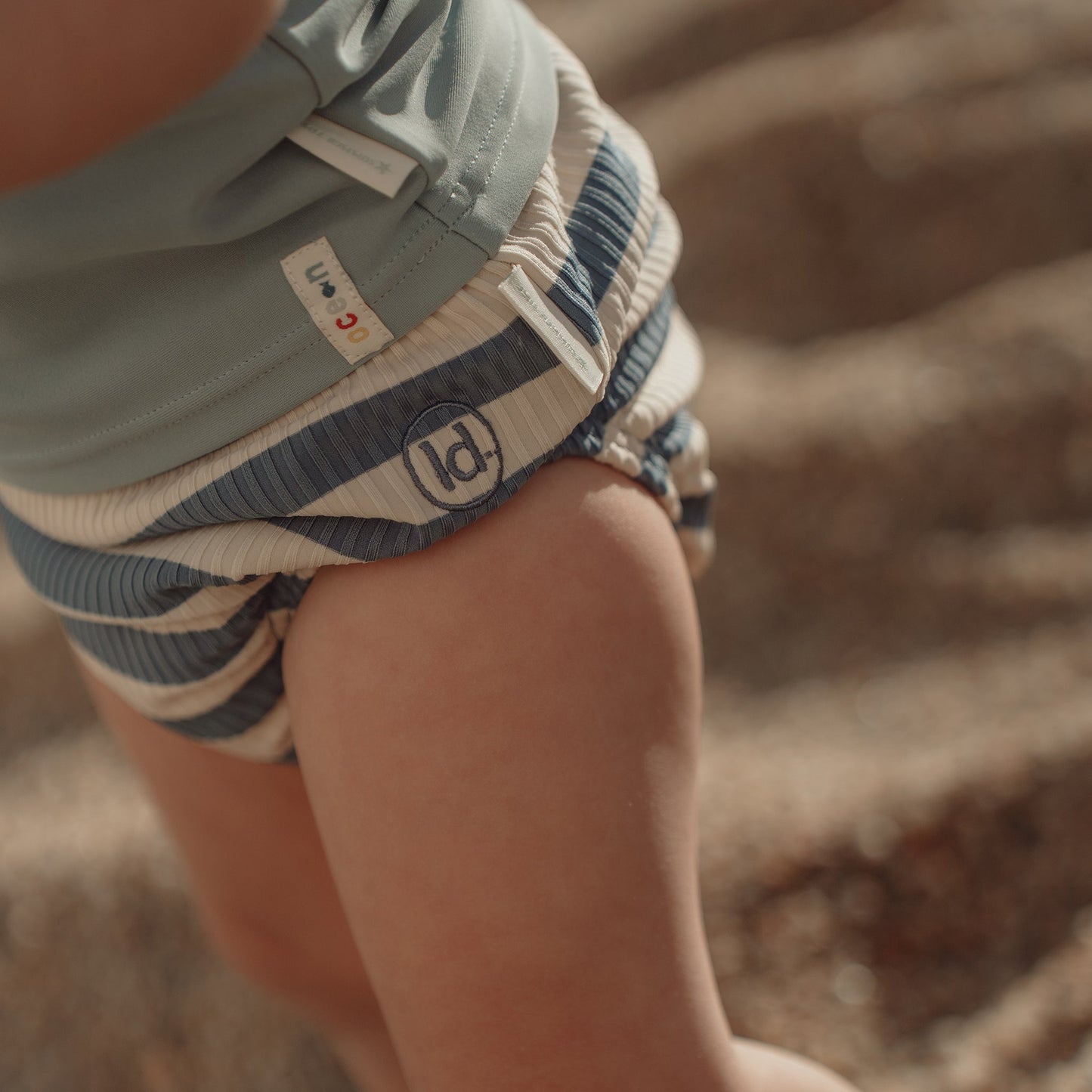 LITTLE DUTCH. Μαγιό πάνα Ocean Blue Stripes