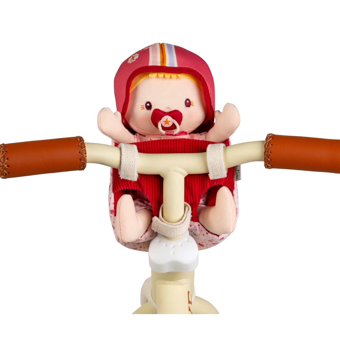 LILLIPUTIENS. Υφασμάτινη κούκλα Lena με κάθισμα ποδηλάτου