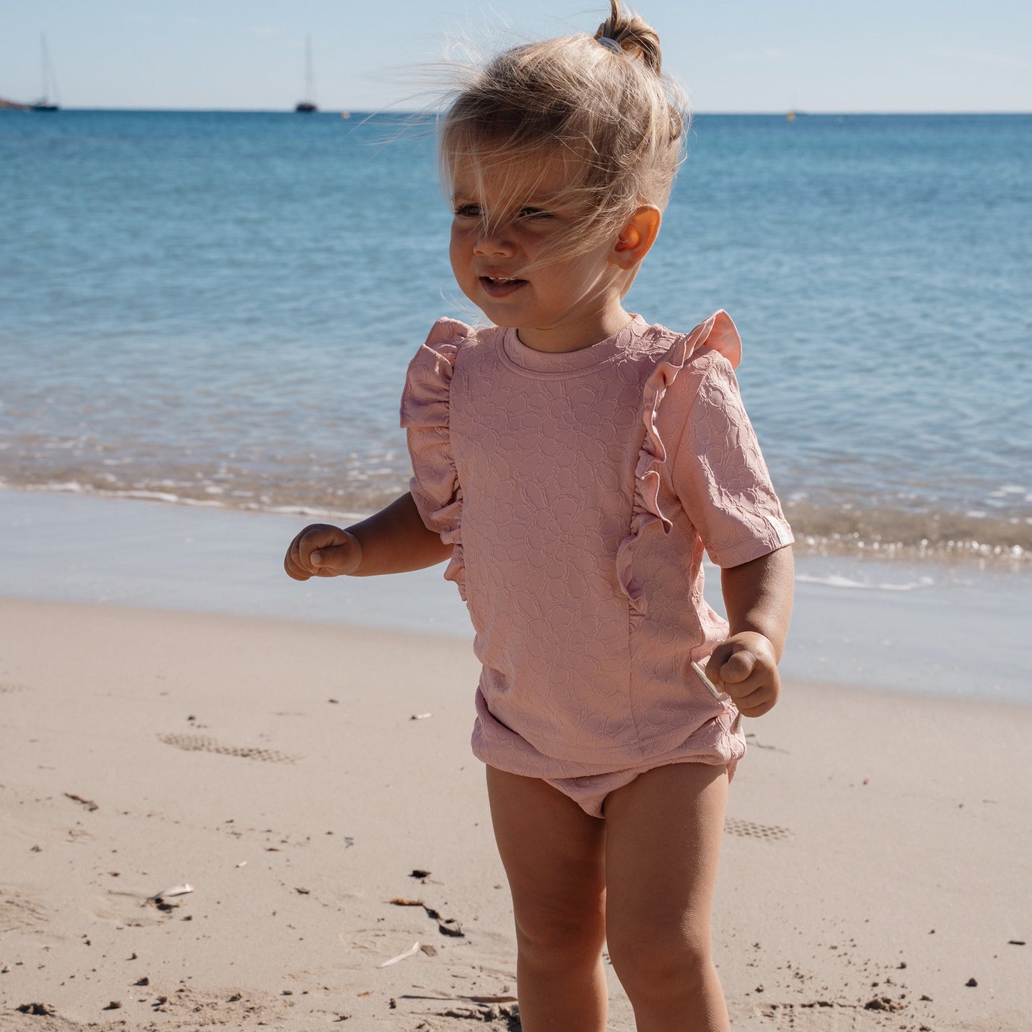 LITTLE DUTCH. Μαγιό πάνα Dreamy Pink Rose