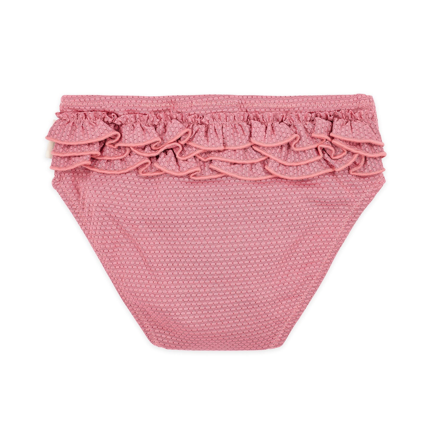 LITTLE DUTCH. Παιδικό μαγιό μπικίνι με βολάν Dreamy Pink Sparkle