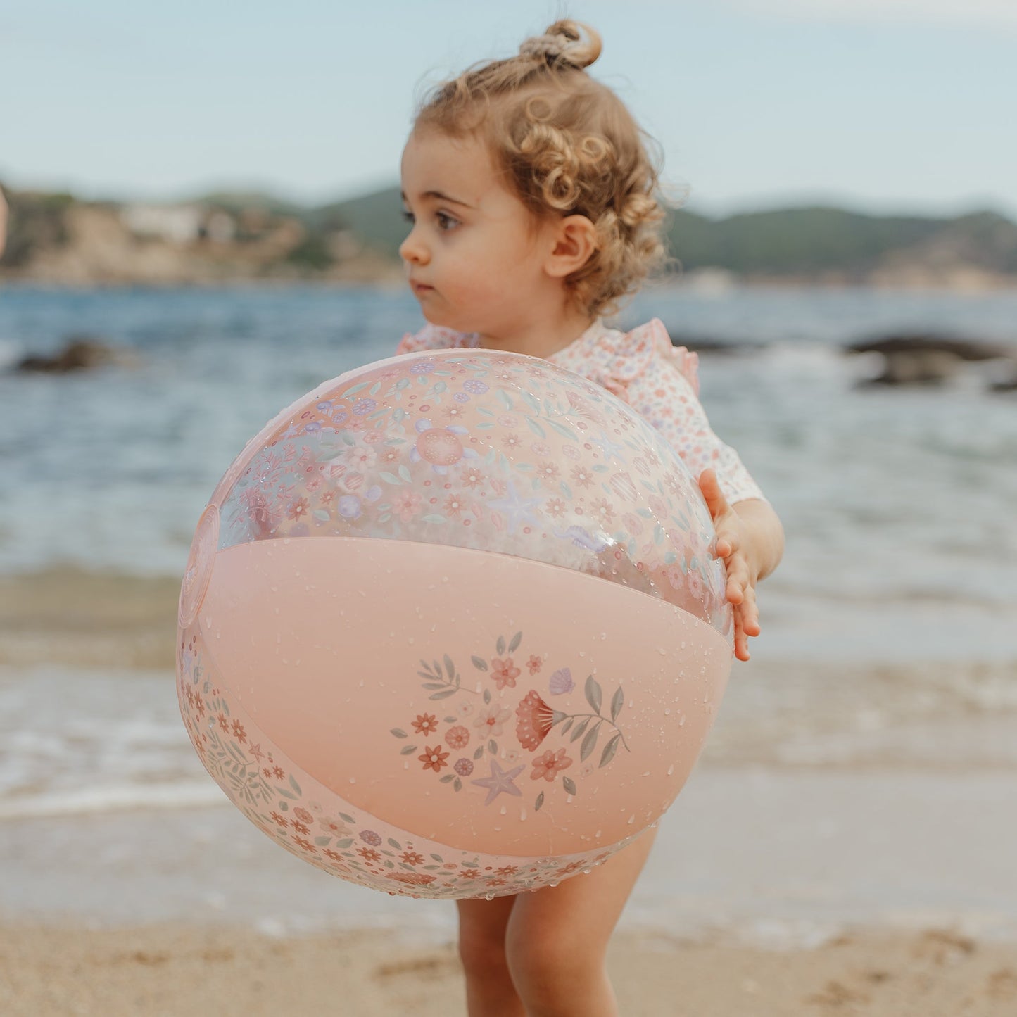LITTLE DUTCH. Μπάλα παραλίας Dreamy Mermaid Ροζ (35 εκ.)