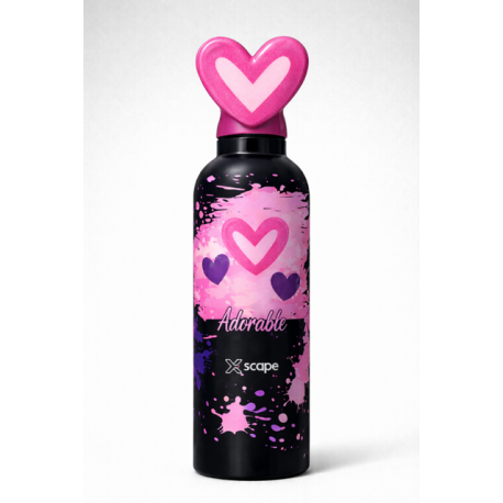 XSCAPE. ΜΠΟΥΚΑΛΙ ΘΕΡΜΟΣ 500ml ΚΑΡΔΙΑ