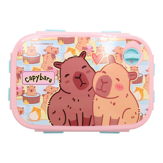 GIM. δοχειο φαγητου (MICRO) CAPYBARA-HAPPY LIFE