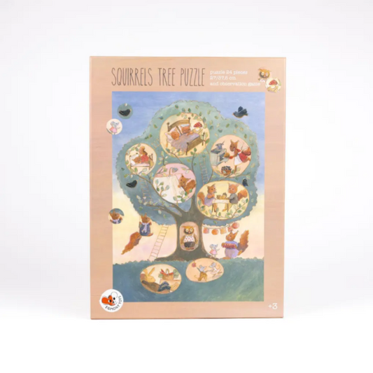 Egmont Toys. Παζλ Δεντρόσπιτο Σκίουρος – Squirrel Tree Puzzle