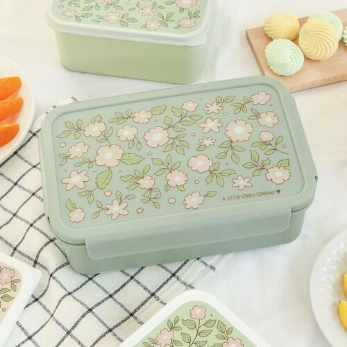 A little lovely company: Δοχείο φαγητού Bento Lunch box: Blossoms-sage