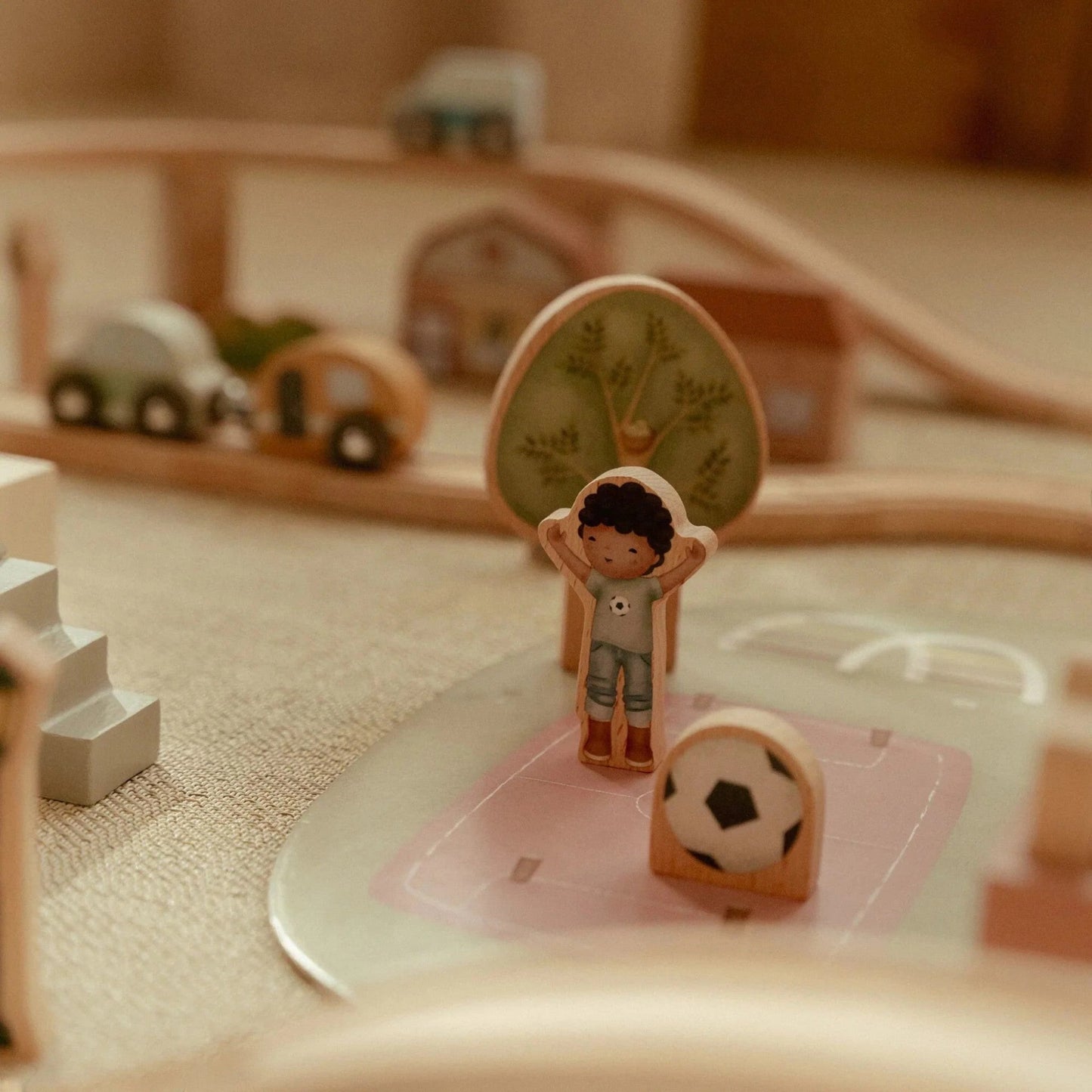 LITTLE DUTCH. Σετ παιχνιδιού τρενάκι με ράγες και οχήματα XL FSC