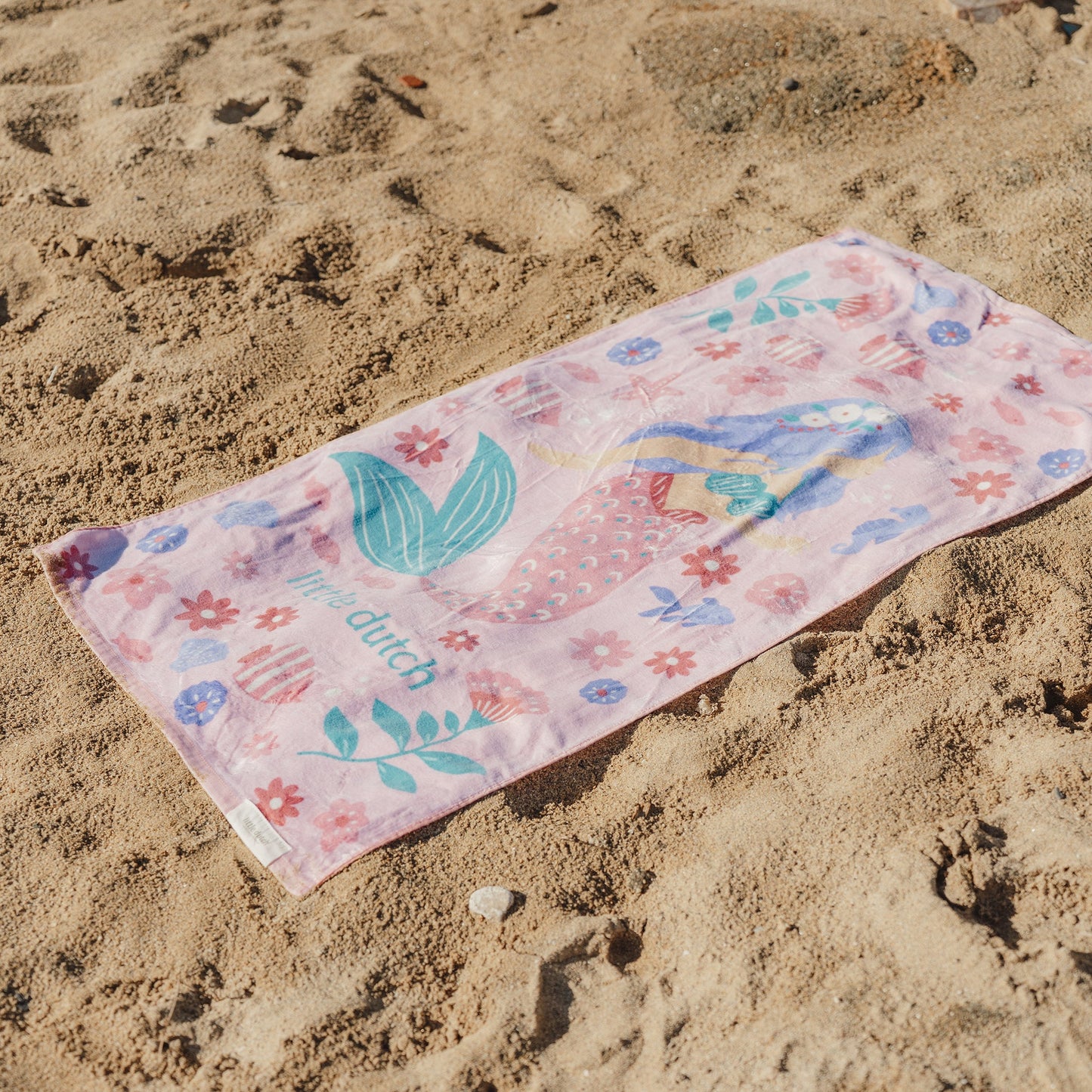 LITTLE DUTCH. Πετσέτα θαλάσσης Dreamy Mermaid Multicolour - 60x120