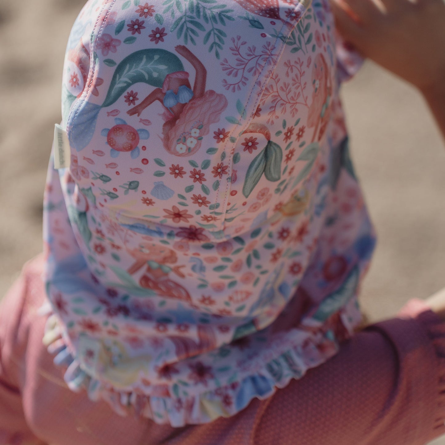 LITTLE DUTCH. Παιδικό καπέλο ήλιου Dreamy Mermaid