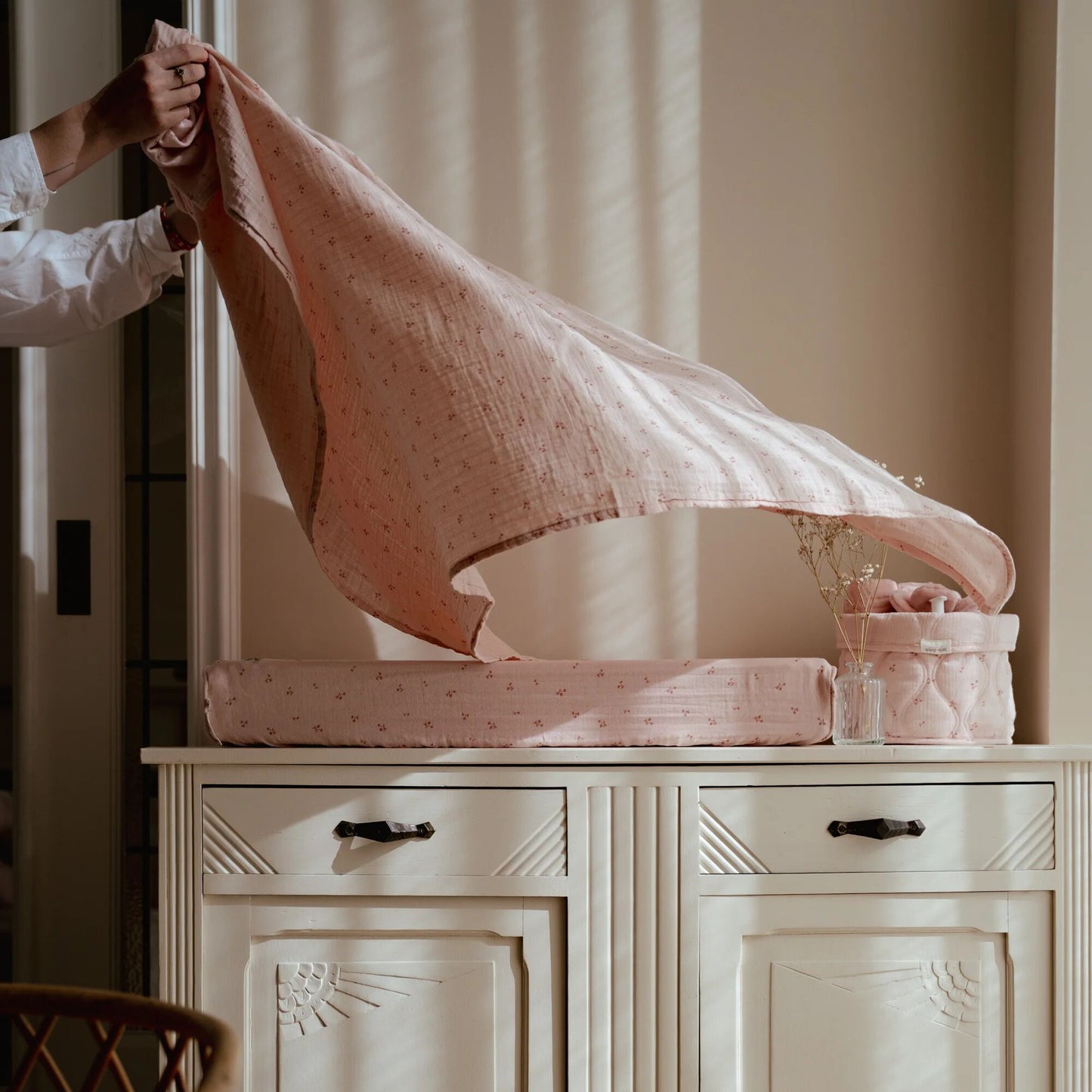 LITTLE DUTCH. Κάλυμμα μαξιλαριού αλλαξιέρας Pure Blossom