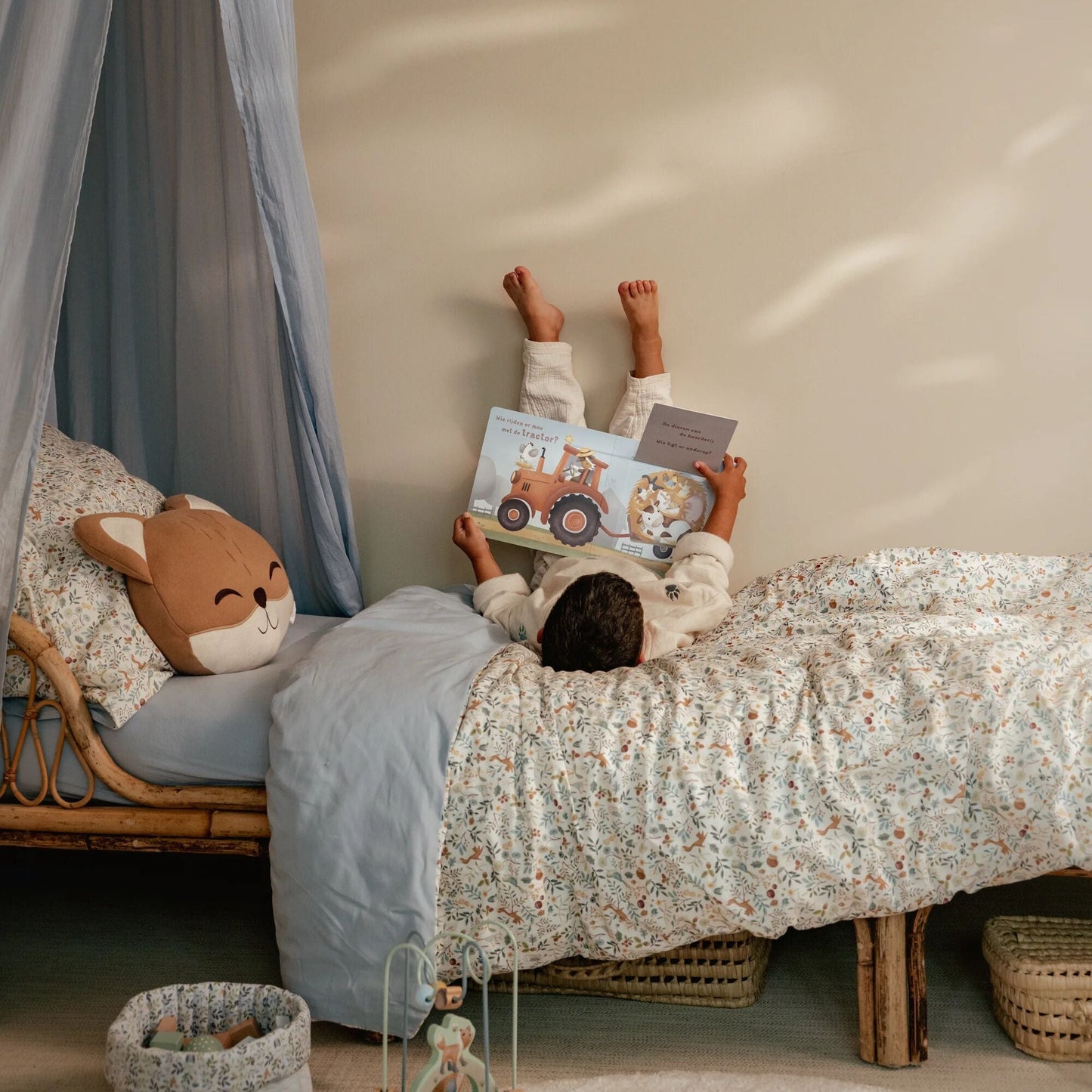 LITTLE DUTCH. Μαξιλάρι πλεκτό Αλεπού Forest Friends