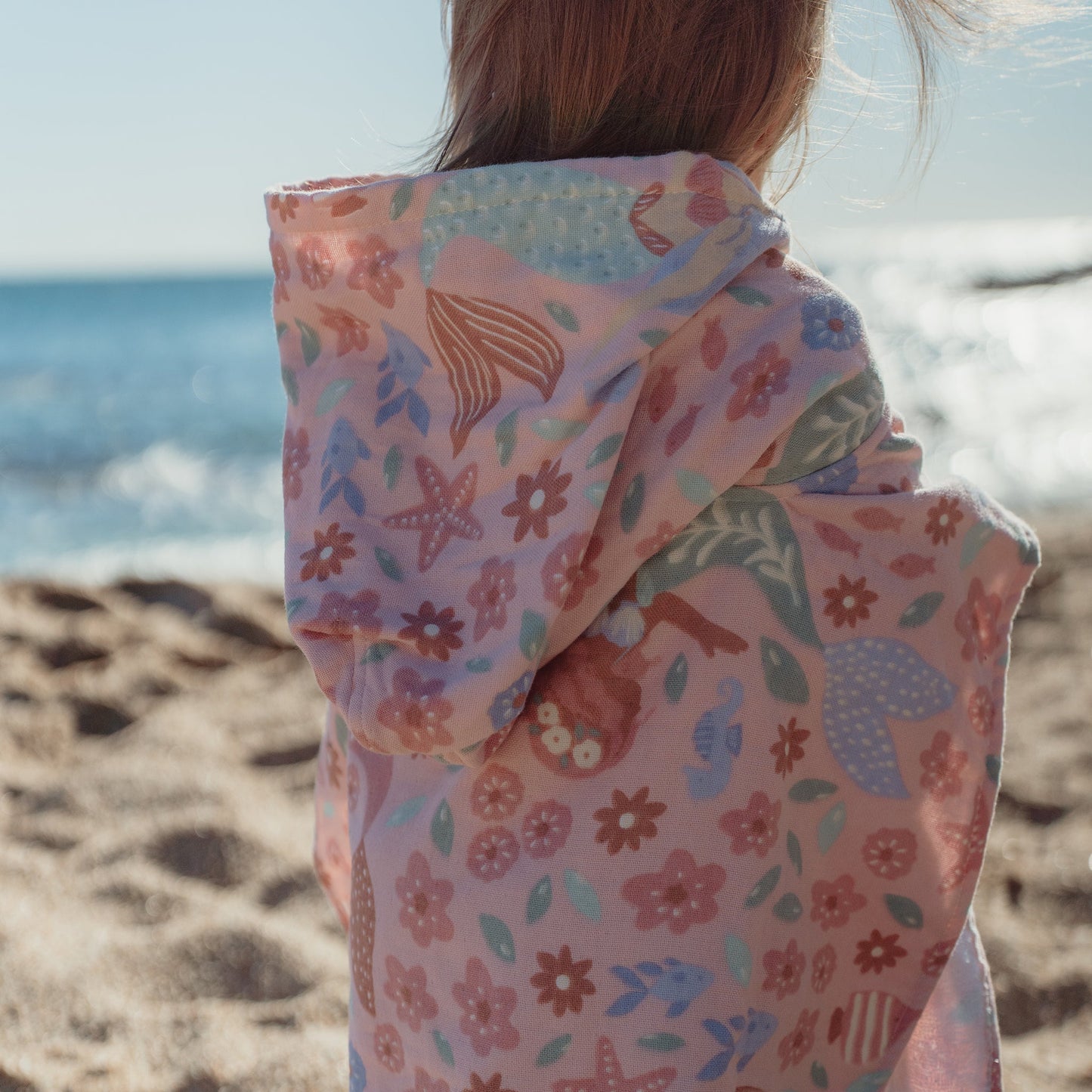 LITTLE DUTCH. Παιδικό πόντσο Dreamy Mermaid Multicolour - One size
