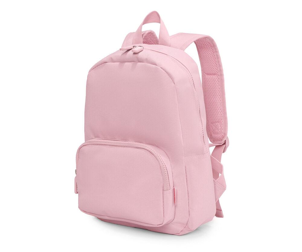 Tutete. Σακίδιο Μονόχρωμο Solid Color Pink  & Διακοσμητικά Υφασμάτινα Αυτοκόλλητα Fantasy