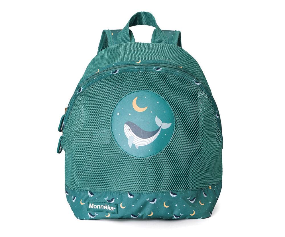 MONNËKA. Σακίδιο Παραλίας με Δίχτυ Teal Whale