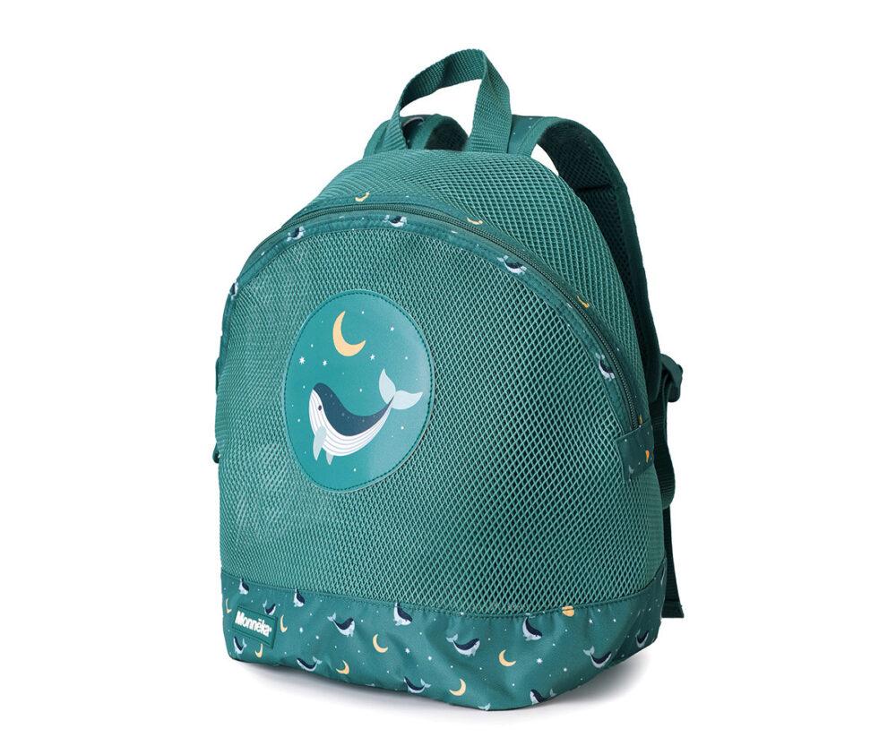 MONNËKA. Σακίδιο Παραλίας με Δίχτυ Teal Whale