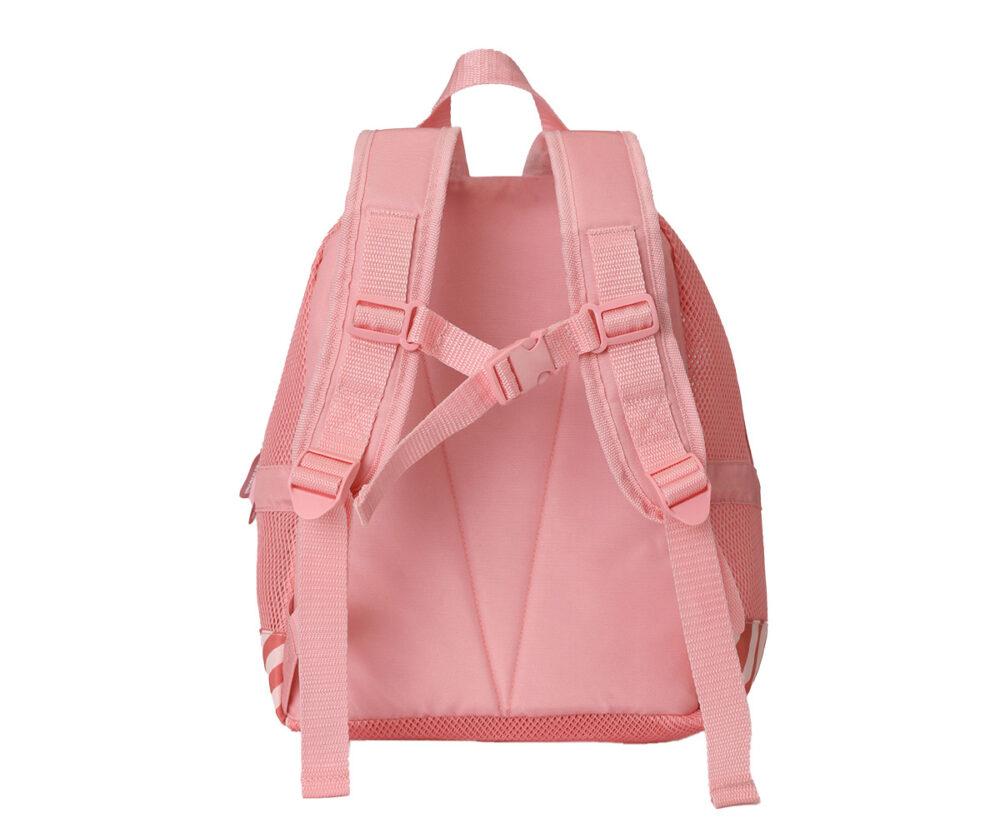 MONNËKA. Σακίδιο Παραλίας με Δίχτυ Stripes Bloom&Blush