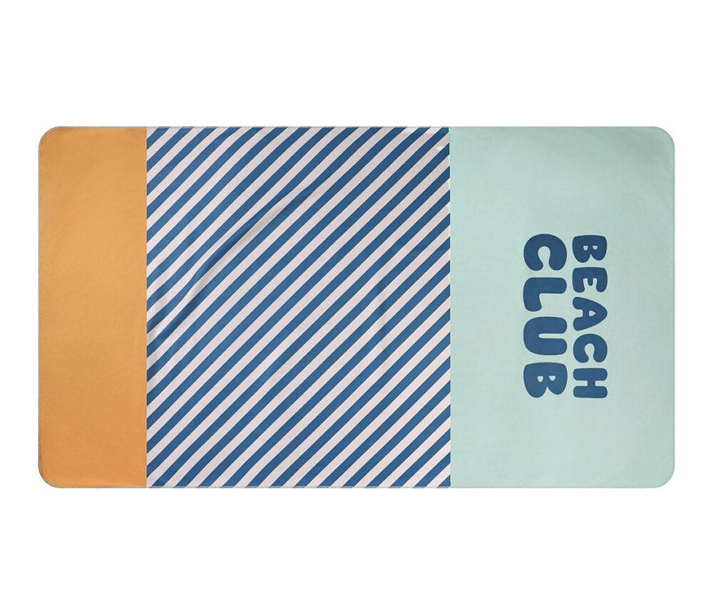 MONNËKA. Πετσέτα Θαλάσσης 160x90cm Stripes Bloom&Blush