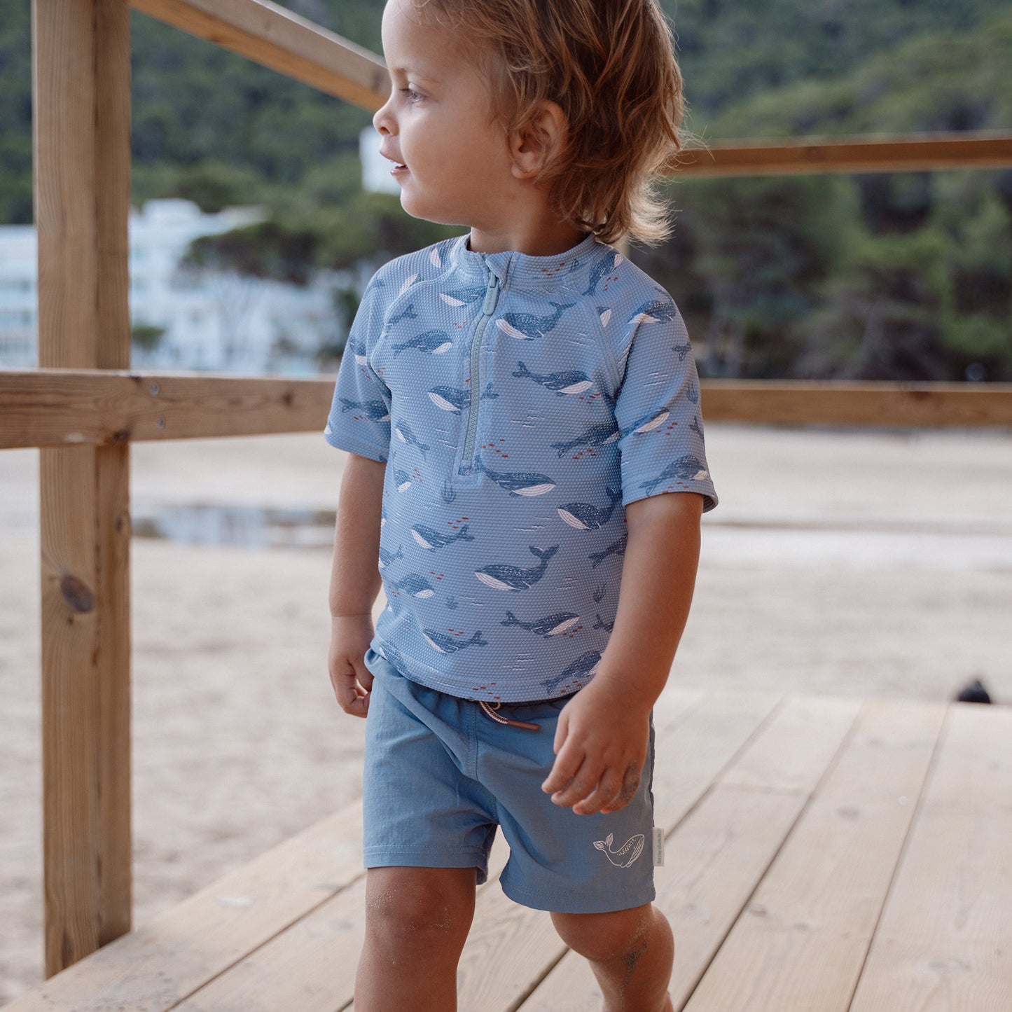 LITTLE DUTCH. Παιδικό μαγιό βερμούδα για αγόρια Ocean Blue