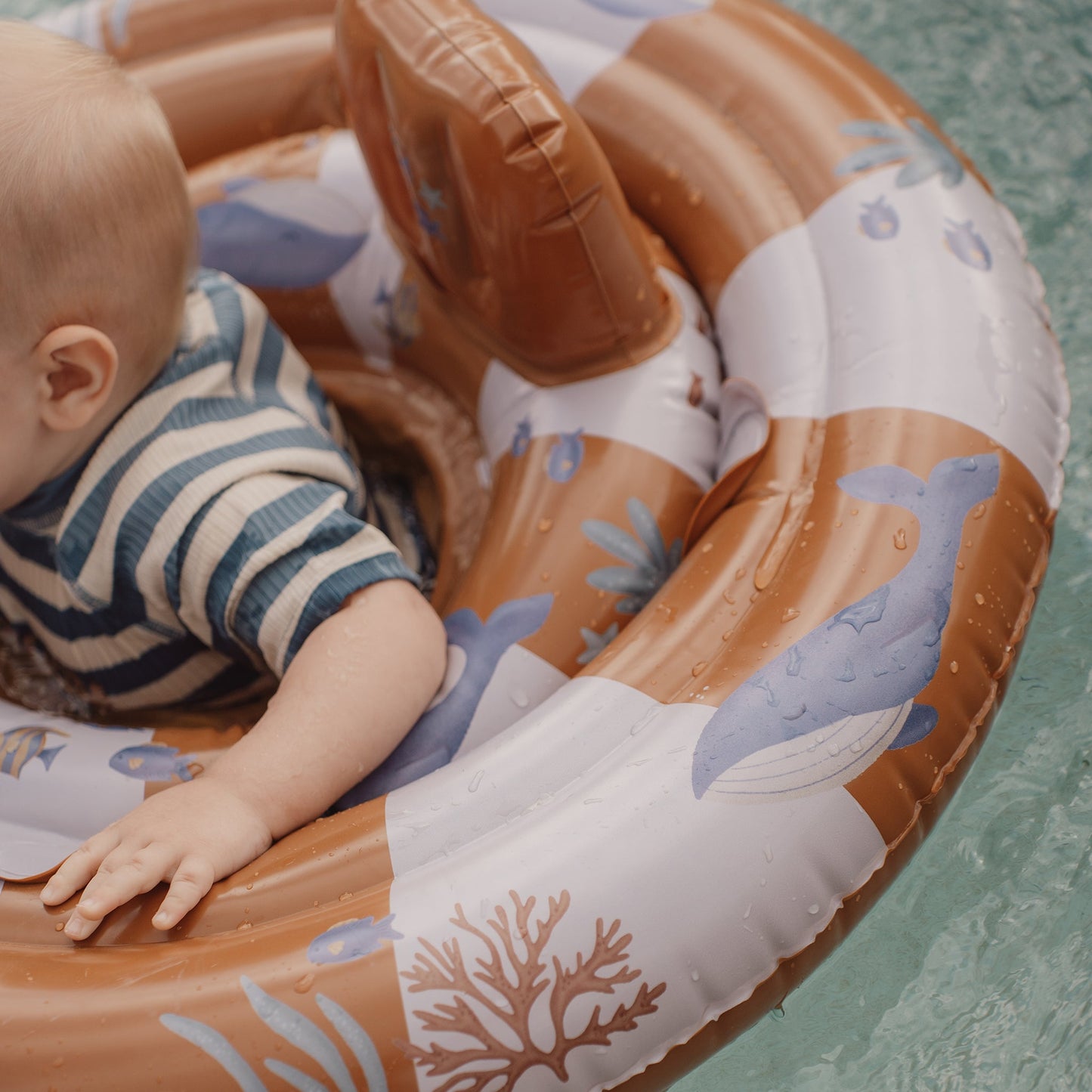 LITTLE DUTCH. Βρεφικό σωσίβιο Ocean World Μπλε