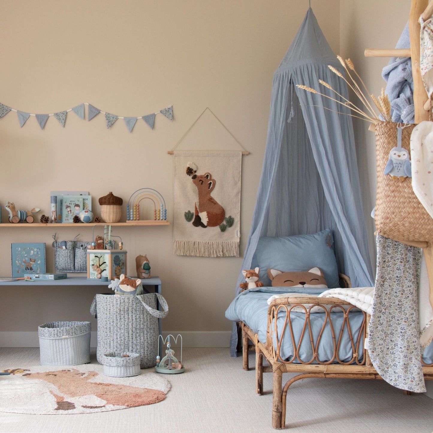 LITTLE DUTCH. Μαξιλάρι πλεκτό Αλεπού Forest Friends