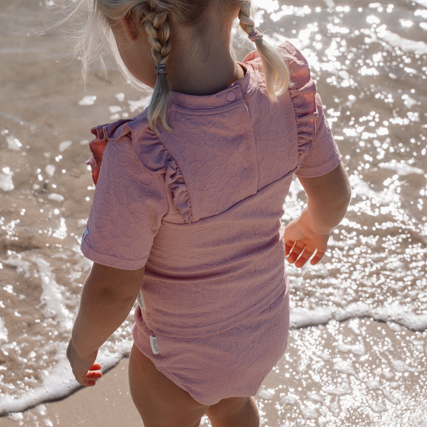 LITTLE DUTCH. Μαγιό πάνα Dreamy Pink Rose