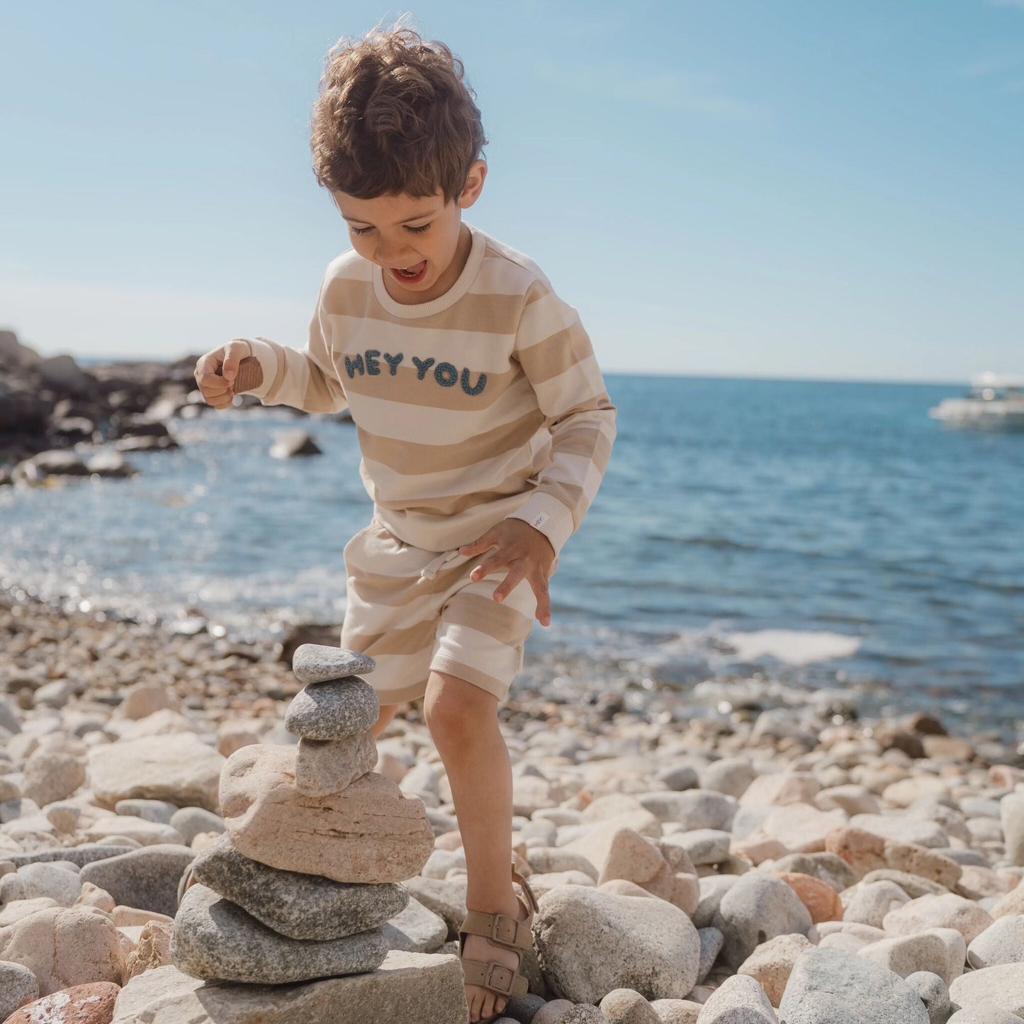 LITTLE DUTCH. Παντελονάκι κοντό Biscuit Stripe