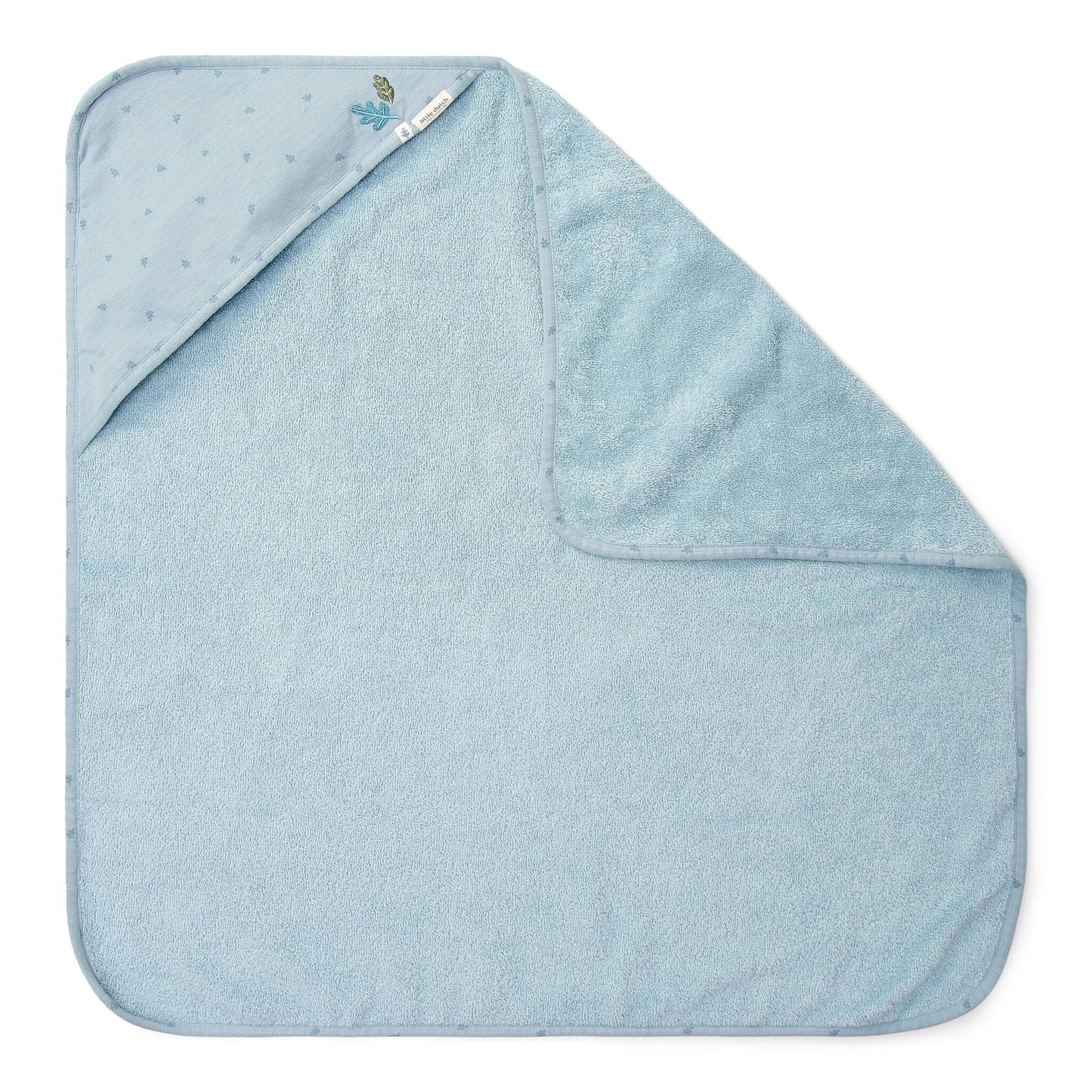 LITTLE DUTCH. Μπουρνουζοπετσέτα Pure Denim Blue 100x100