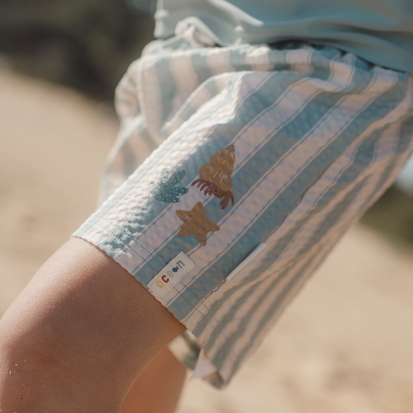 LITTLE DUTCH. Παιδικό μαγιό βερμούδα για αγόρια Ocean Surf Stripes