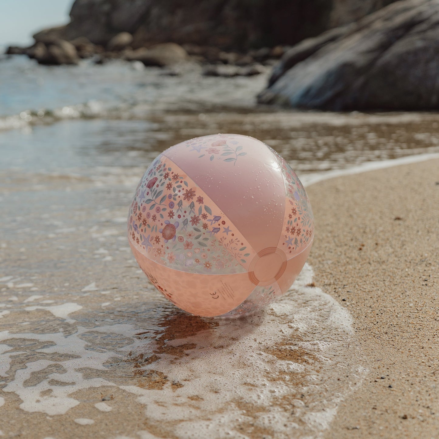 LITTLE DUTCH. Μπάλα παραλίας Dreamy Mermaid Ροζ (35 εκ.)
