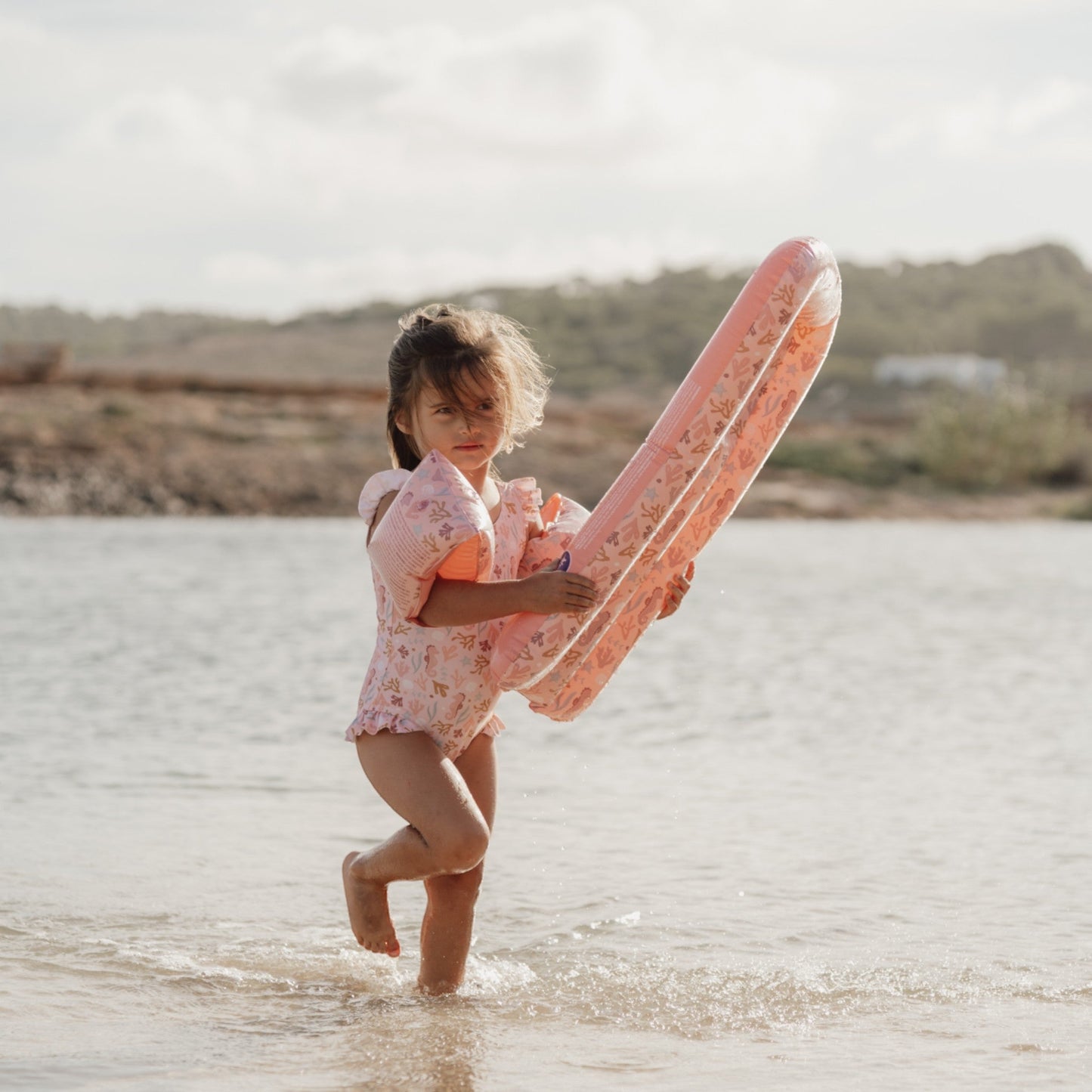 LITTLE DUTCH. Στρώμα θαλάσσης Ocean Dreams Ροζ