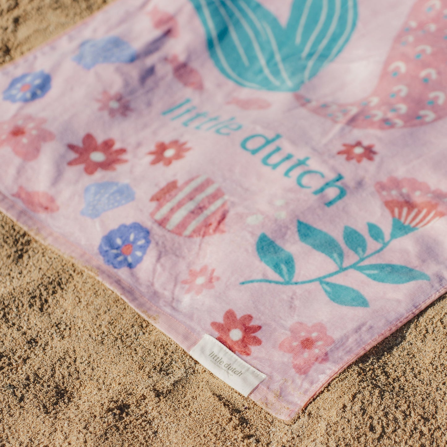 LITTLE DUTCH. Πετσέτα θαλάσσης Dreamy Mermaid Multicolour - 60x120