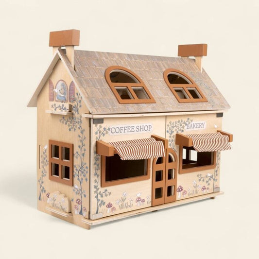 Egmont Toys. Κουκλόσπιτο Καφετέρια και Φούρνος με Μικρά Φιλαράκια και Έπιπλα