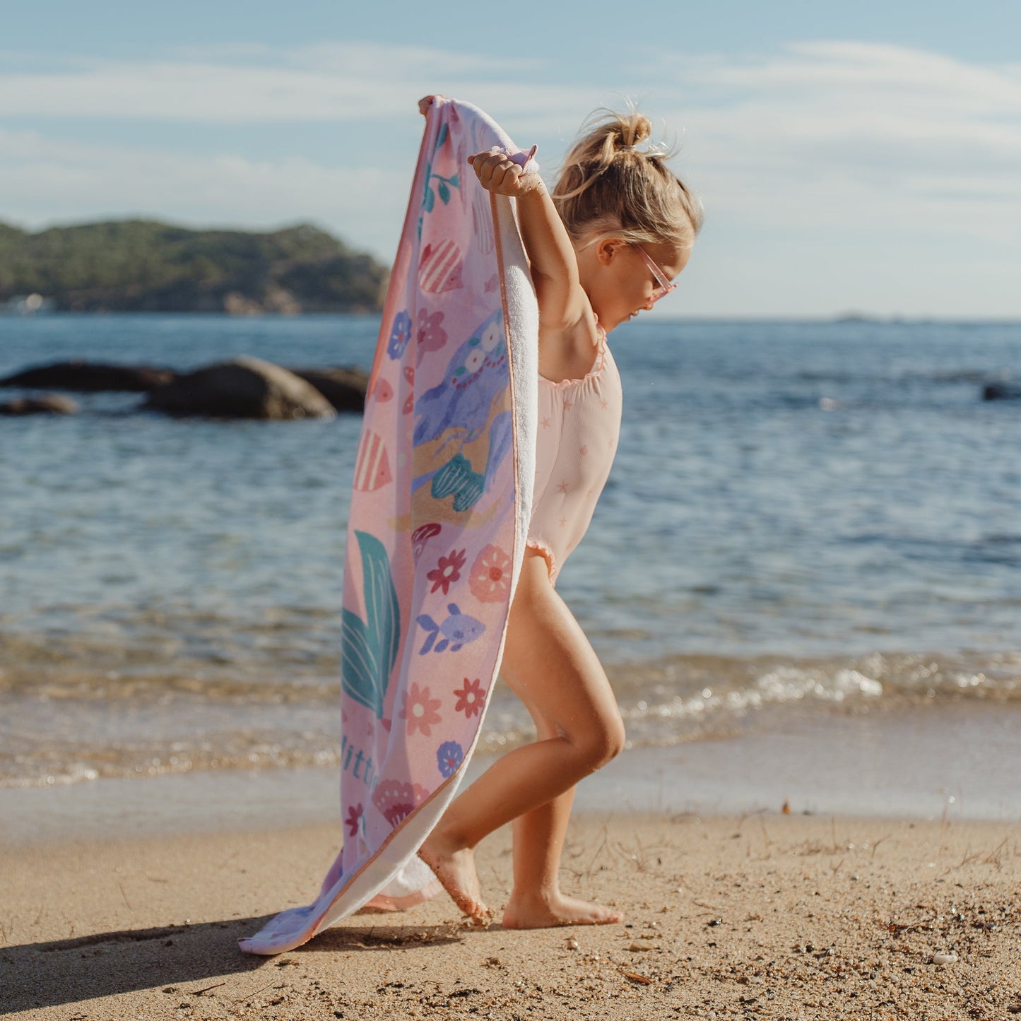 LITTLE DUTCH. Πετσέτα θαλάσσης Dreamy Mermaid Multicolour - 60x120