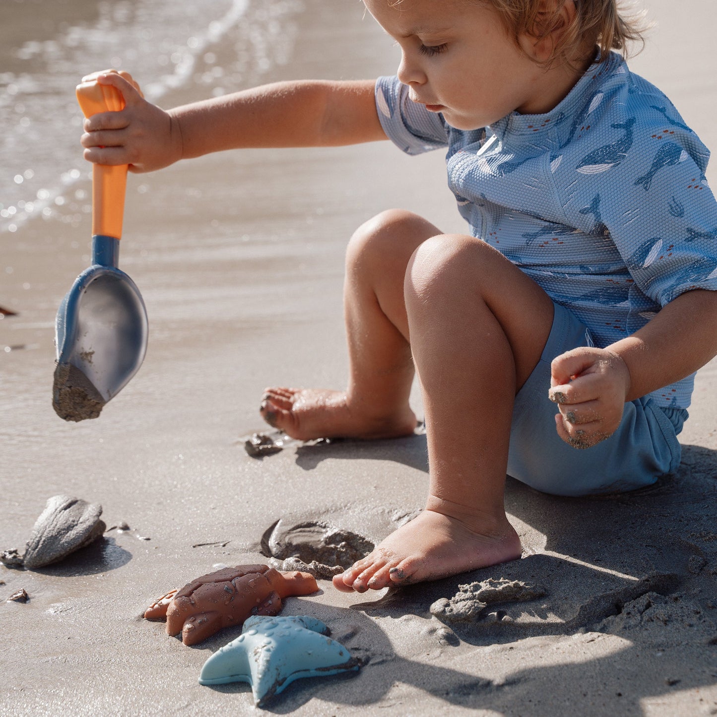 LITTLE DUTCH. Παιδικό μαγιό βερμούδα για αγόρια Ocean Blue