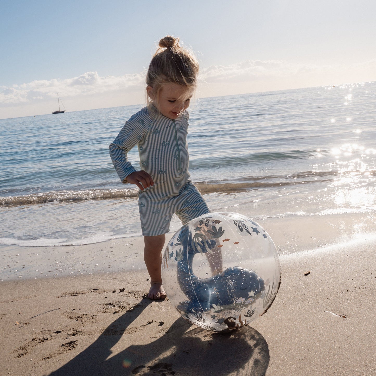 LITTLE DUTCH. Ολόσωμο μακρυμάνικο μαγιό Ocean Adventure