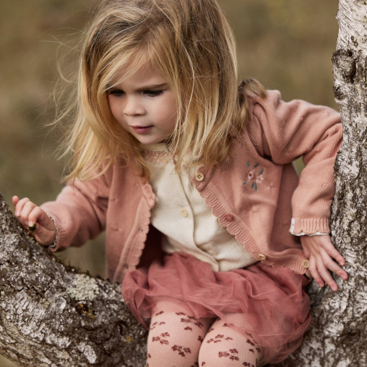 LITTLE DUTCH. Ζακέτα πλεκτή Deep Pink
