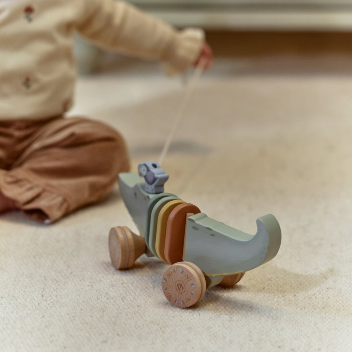 LITTLE DUTCH. Ξύλινη τρεχαλίτσα Safari Friends FSC