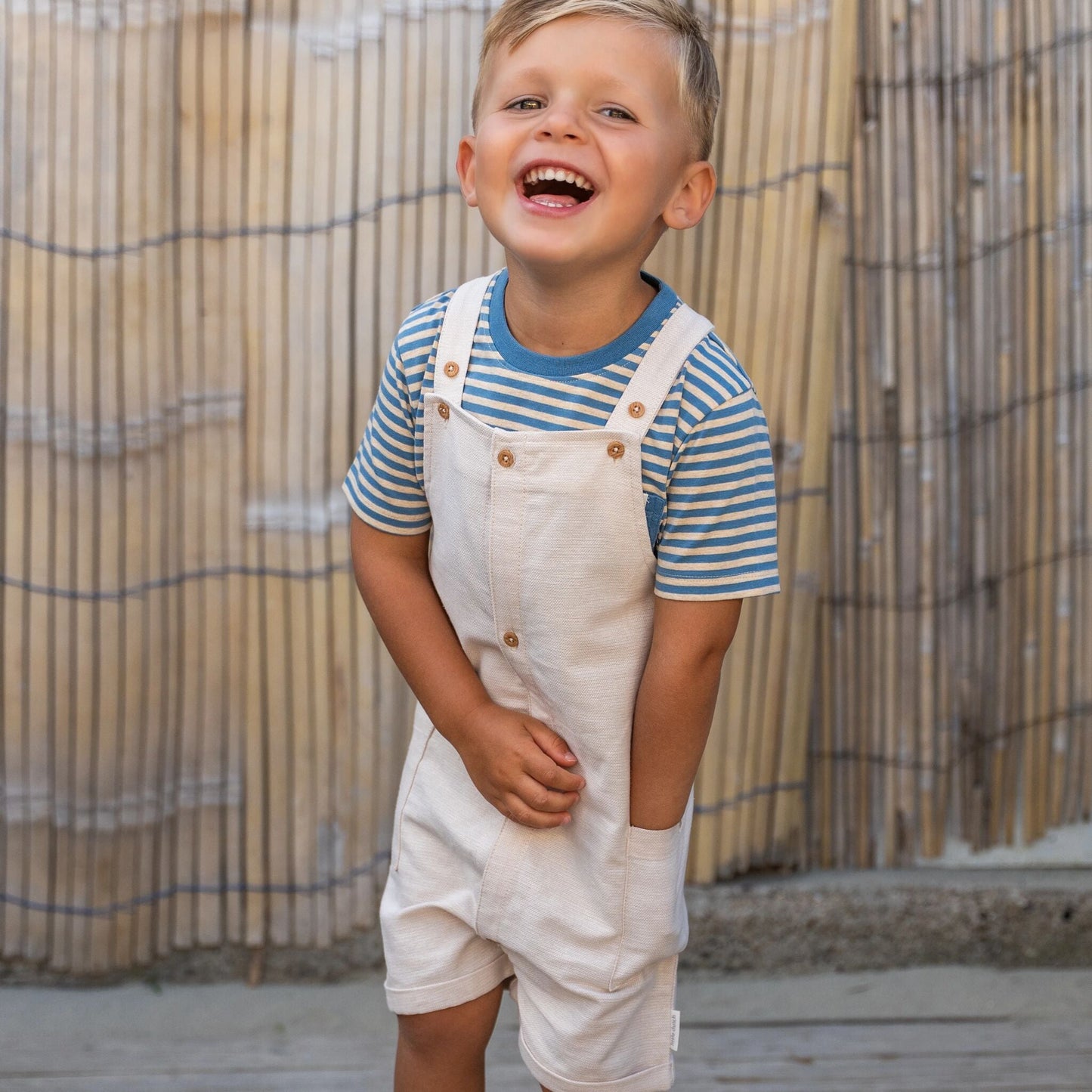 LITTLE DUTCH. Σαλοπέτα κοντή Sand