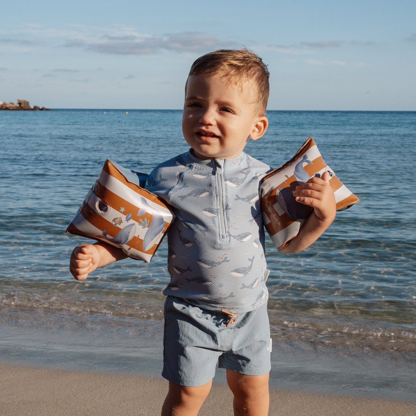 LITTLE DUTCH. Παιδικό μαγιό βερμούδα για αγόρια Ocean Blue