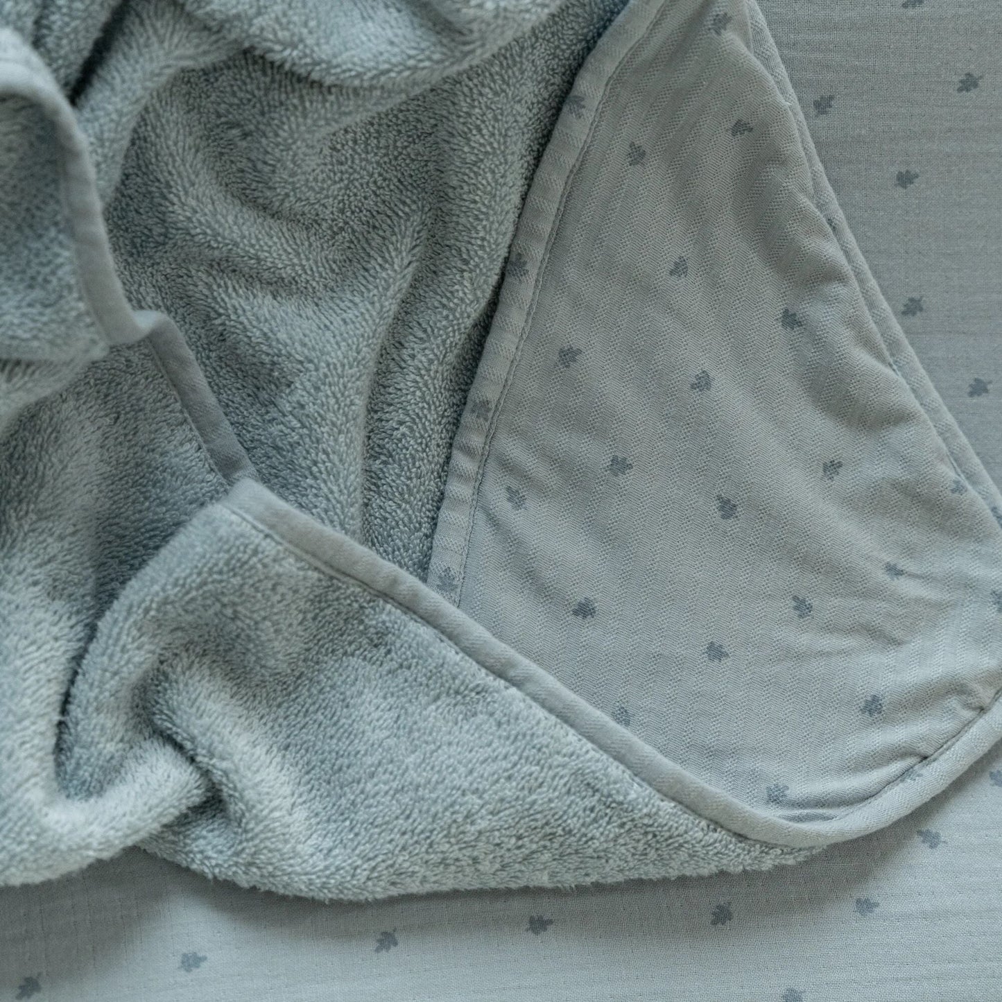 LITTLE DUTCH. Μπουρνουζοπετσέτα Pure Denim Blue 100x100