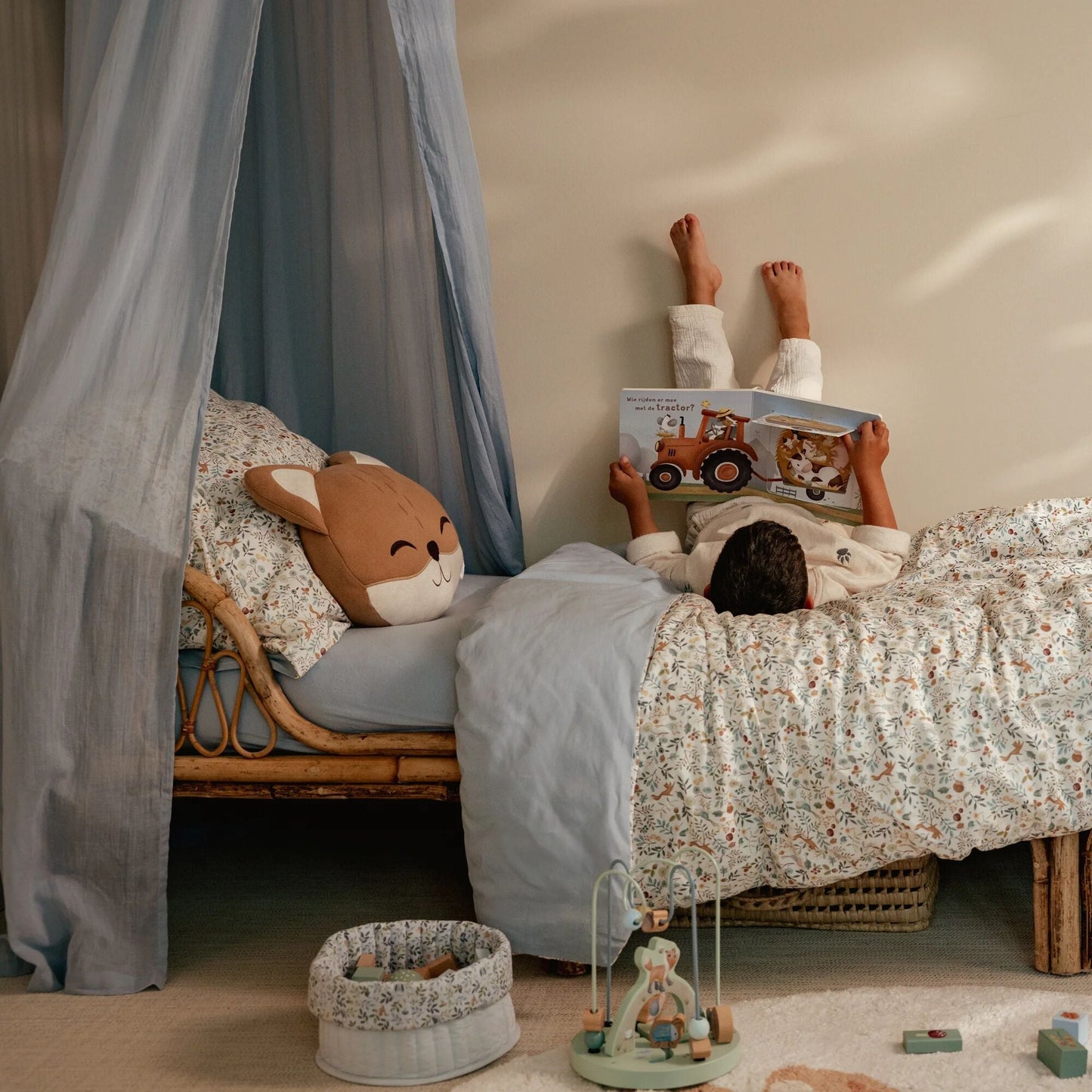 LITTLE DUTCH. Μαξιλάρι πλεκτό Αλεπού Forest Friends