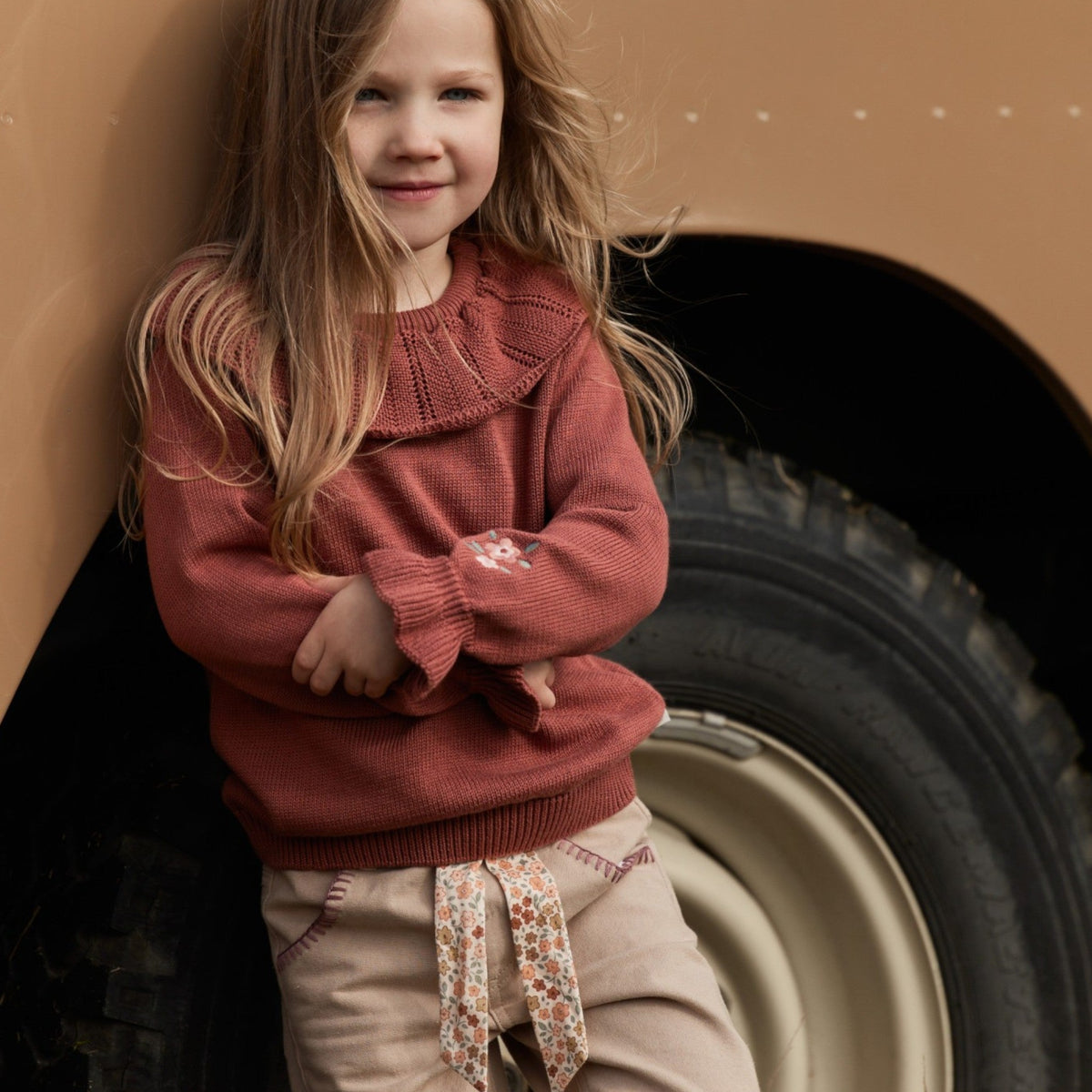 LITTLE DUTCH. Παντελονάκι Soft Taupe