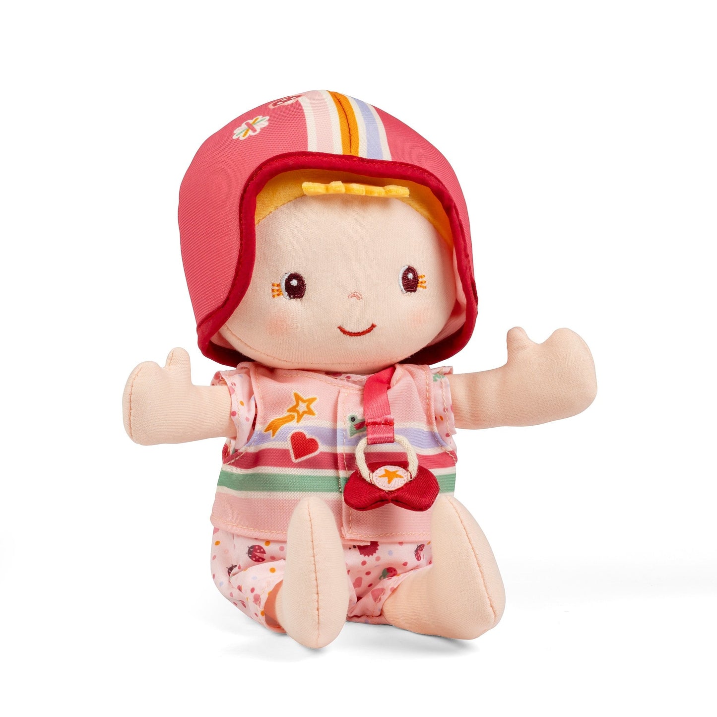 LILLIPUTIENS. Υφασμάτινη κούκλα Lena με κάθισμα ποδηλάτου