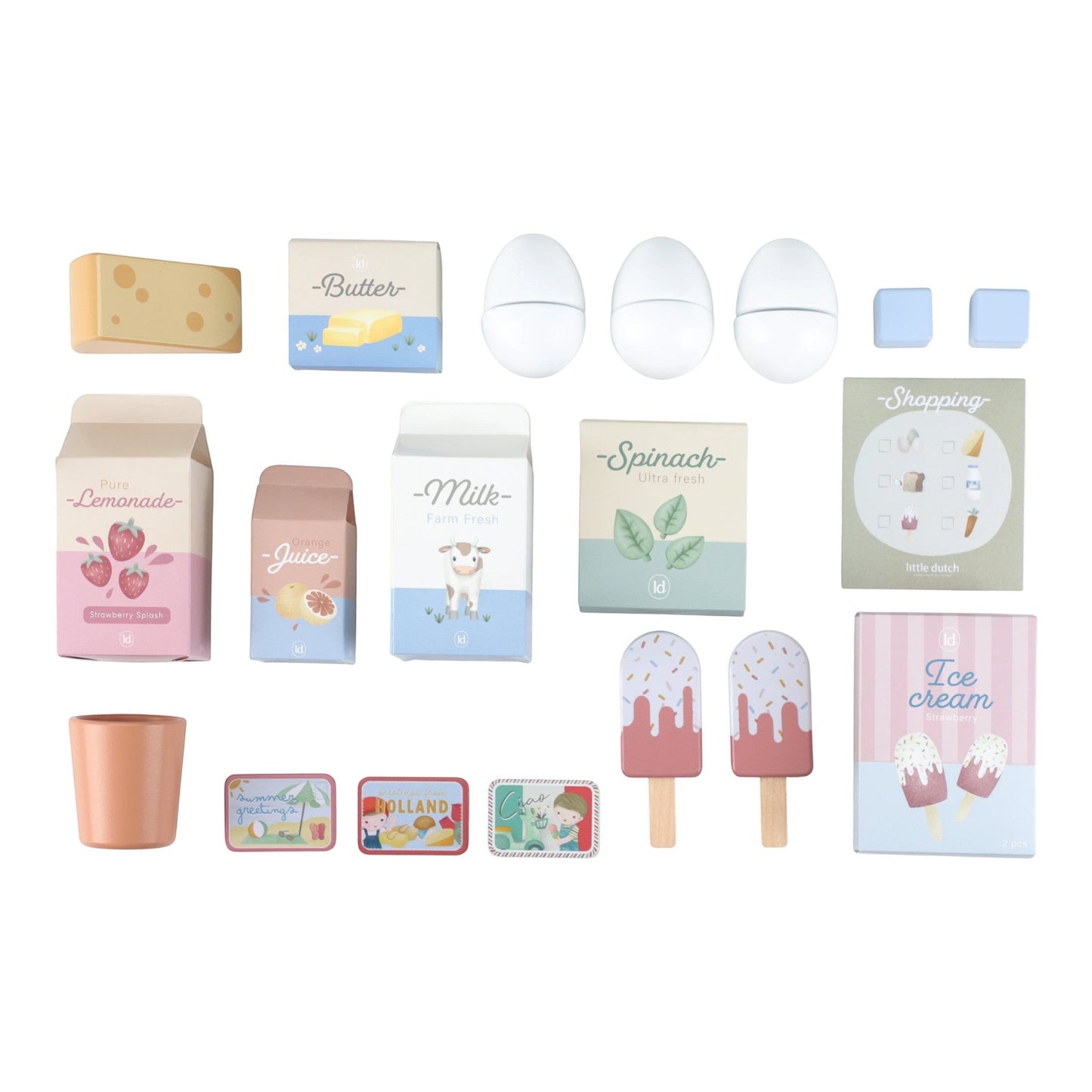 LITTLE DUTCH. Ξύλινο ψυγείο FSC Limited Edition