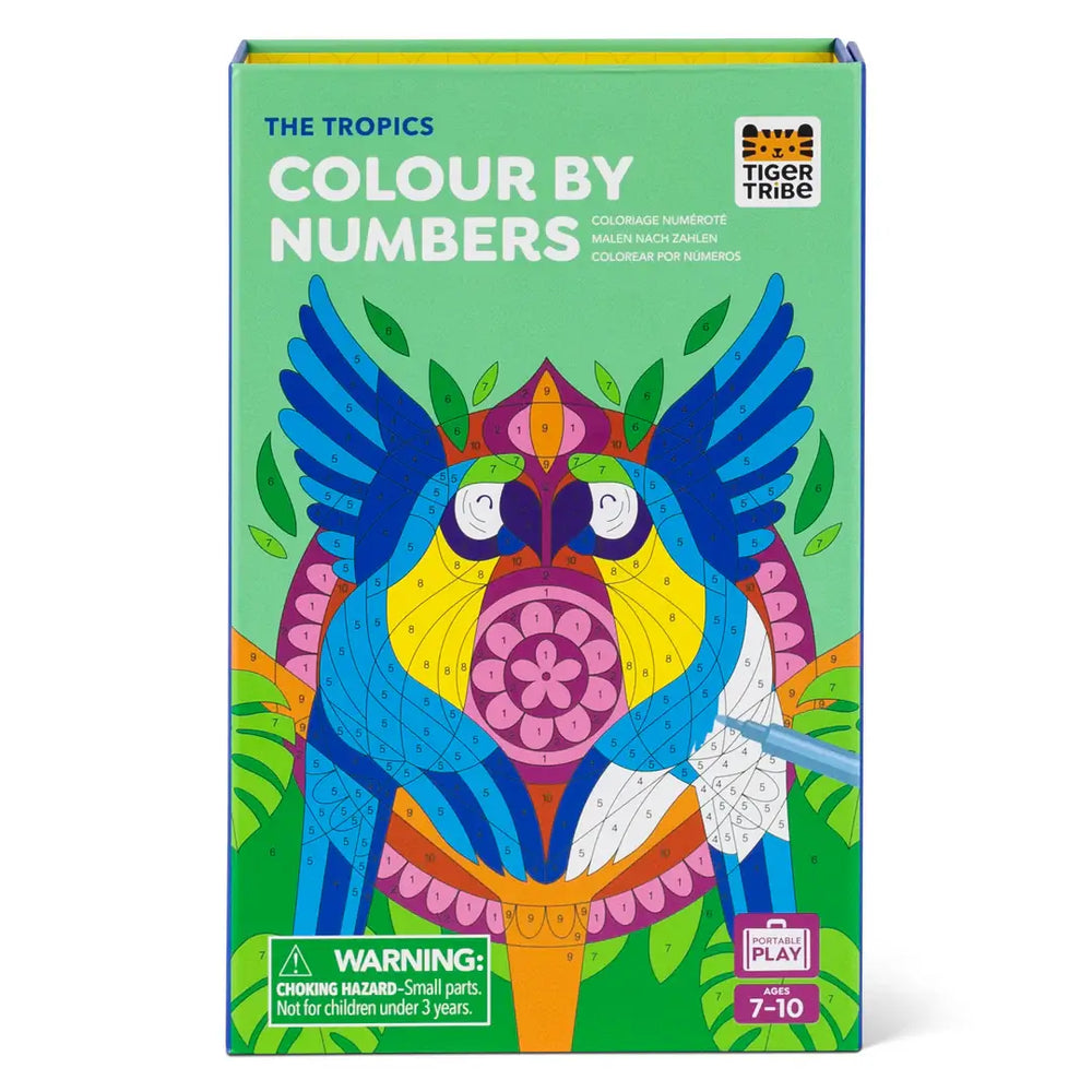 TIGER TRIBE. ΣΕΤ ΔΡΑΣΤΗΡΙΟΤΗΤΩΝ – Colour by Numbers The Tropics