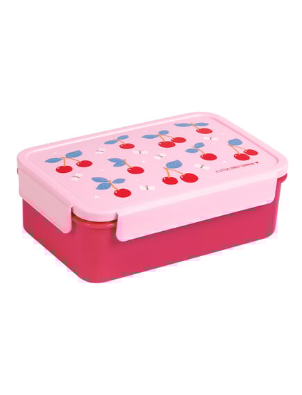 A little lovely company: Δοχείο φαγητού Bento με χωρίσματα- 1,2 L- Cherries