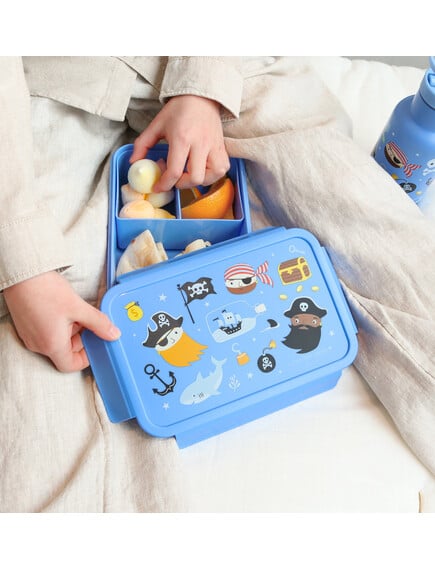 A little lovely company: Δοχείο φαγητού Bento με χωρίσματα- 1,2 L-Pirates