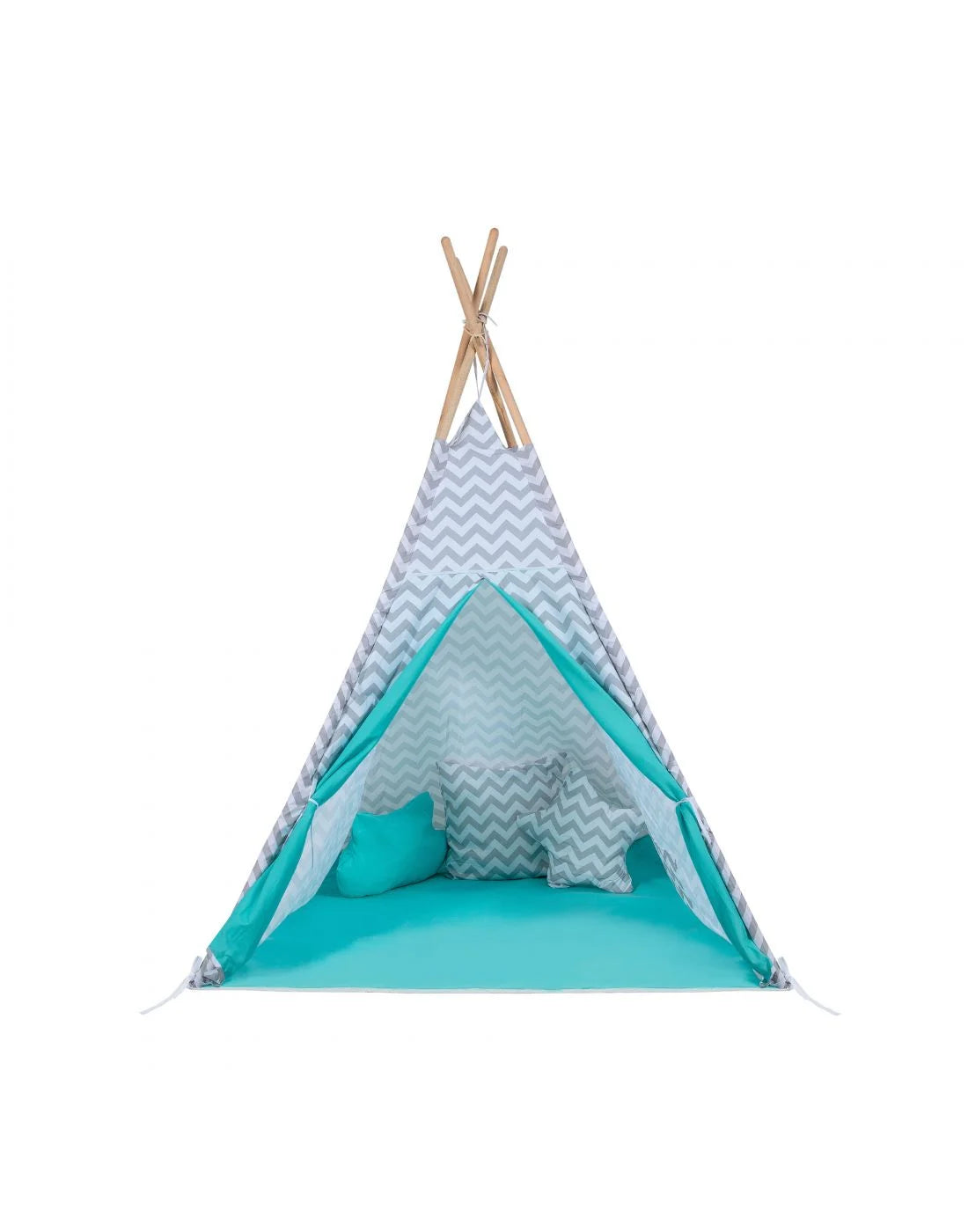 Baby Adventure. Παιδική Σκηνή Teepee Grey wave mint