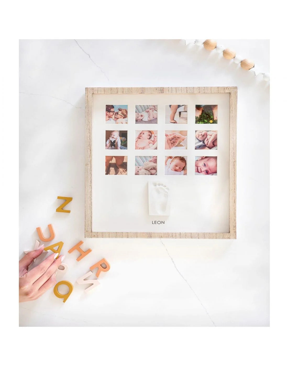 Baby Art. Κορνίζα Αποτύπωμα Baby Art First Year Frame Wooden