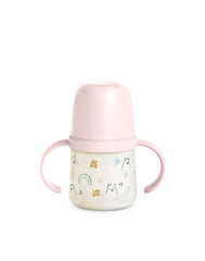 Suavinex. Μπουκάλι Εκπαιδευτικό με λαβές 150ml +6μ BEAR Pink